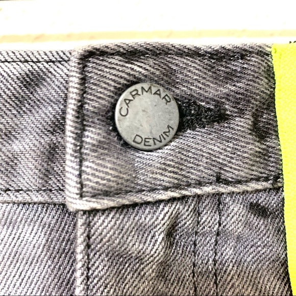 Carmar Acid Wash Denim Mini Skirt - Picture 9 of 14